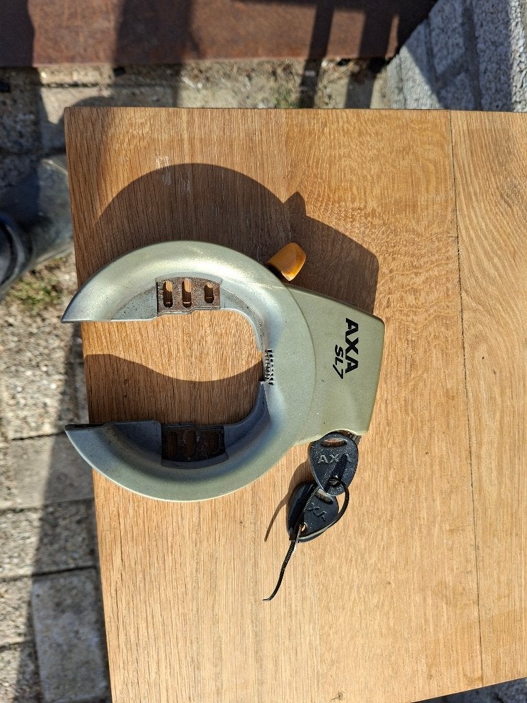 fietsslot axa sl7, Ophalen of Verzenden, Gebruikt, Kabelslot
