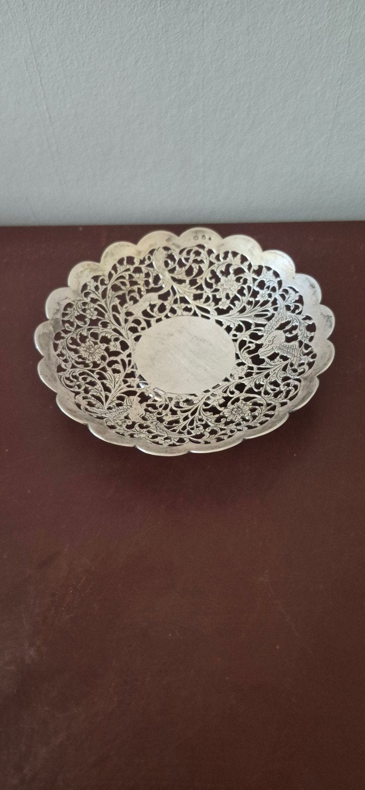 Zilver Bonbonschaaltje ( Presenteerschaal), Antiek en Kunst, Ophalen, Zilver
