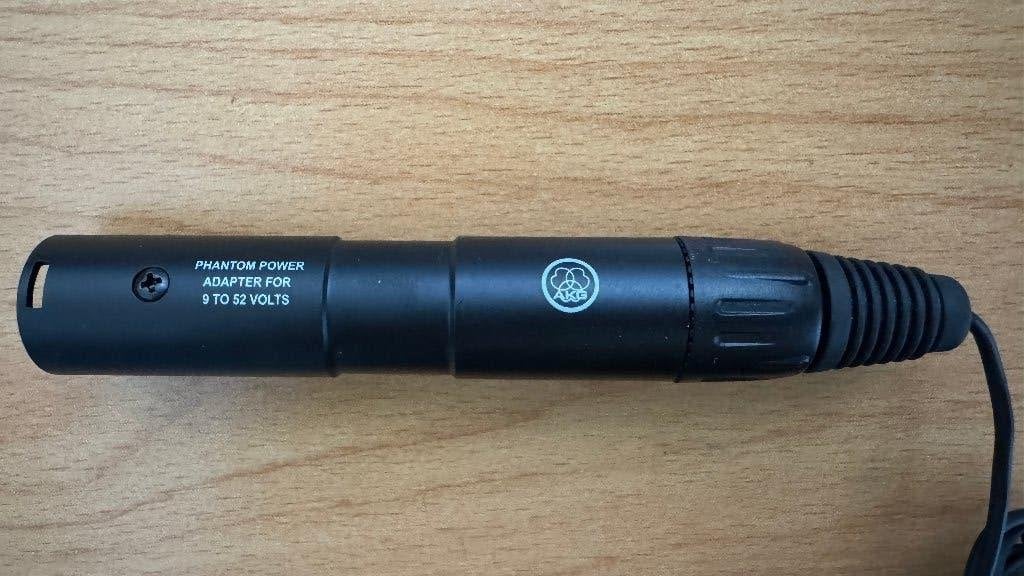 AKG B18A Phantom Power Adapter met AKG C417 microfoon, Ophalen of Verzenden, Zo goed als nieuw, Overige typen