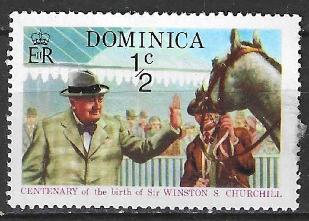 Dominica 1974 - Yvert 396 - Winston Churchill (PF), Verzenden, Postfris, Midden-Amerika