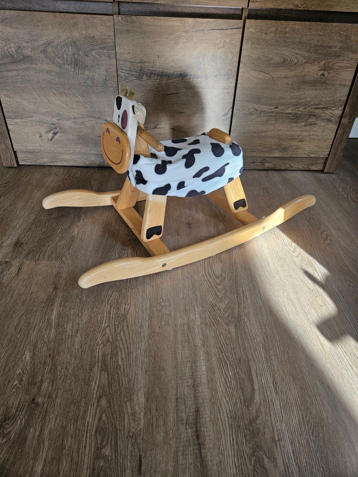 Houten hobbelkoe / schommelkoe Im toy / I'm toy, Ophalen of Verzenden, Gebruikt