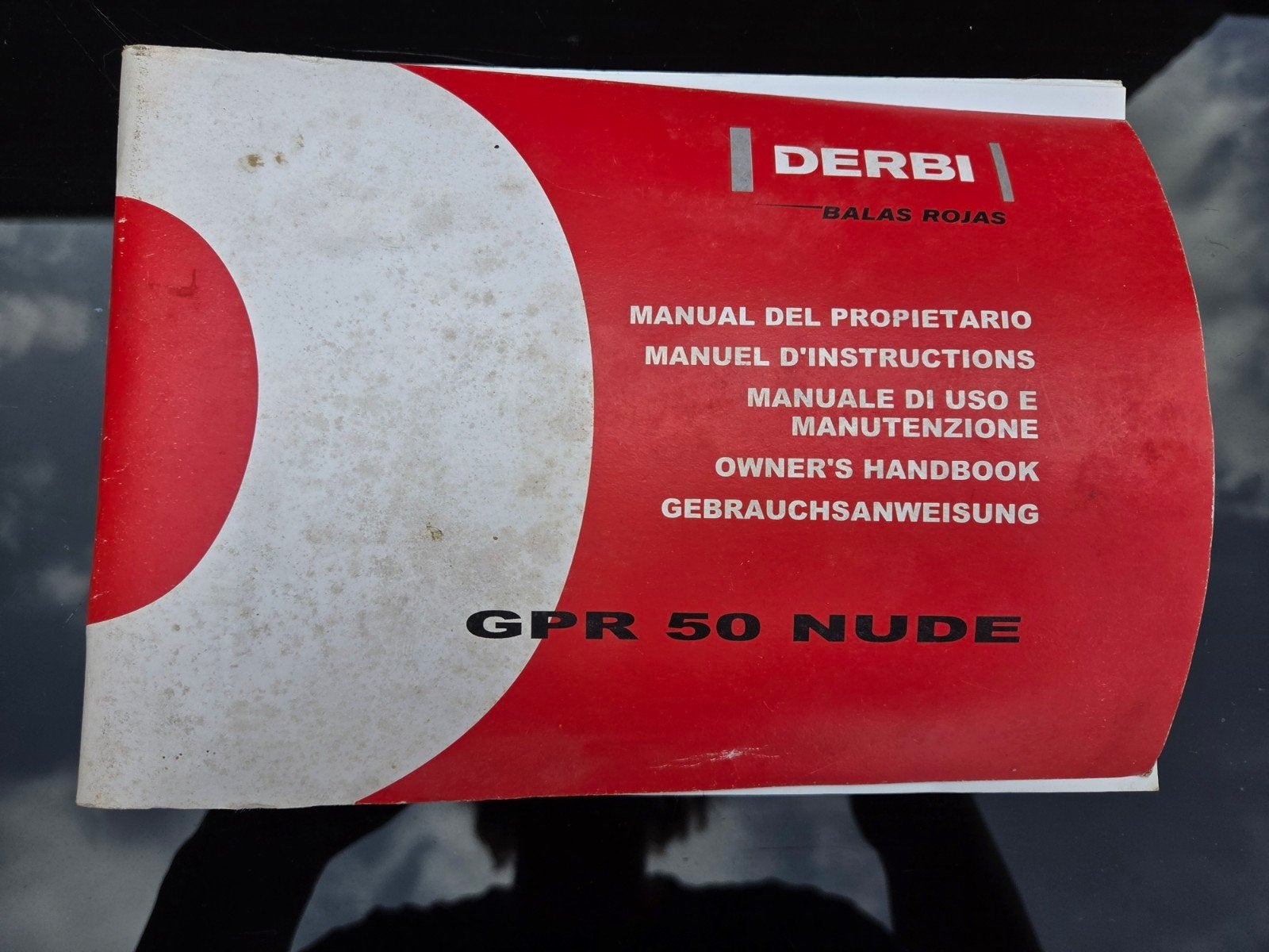 Derbi GPR 50 Nude Gebruiksaanwijzing Boekje, Ophalen of Verzenden, Gebruikt