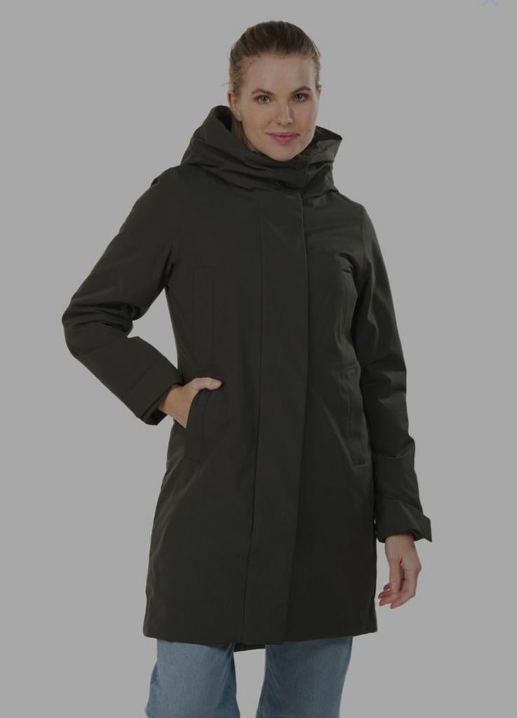 Evine winterjas, Maat 42/44 (L), Ophalen of Verzenden, Groen, Evine