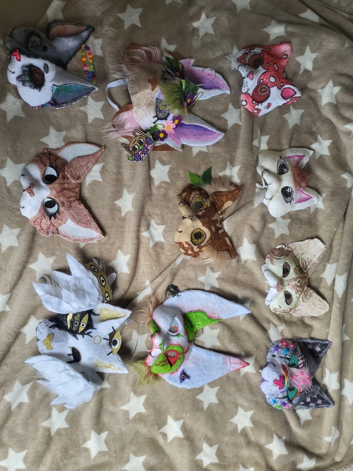 Therian furry masks, 120 cm of meer, Ophalen of Verzenden, Zo goed als nieuw, Katoen