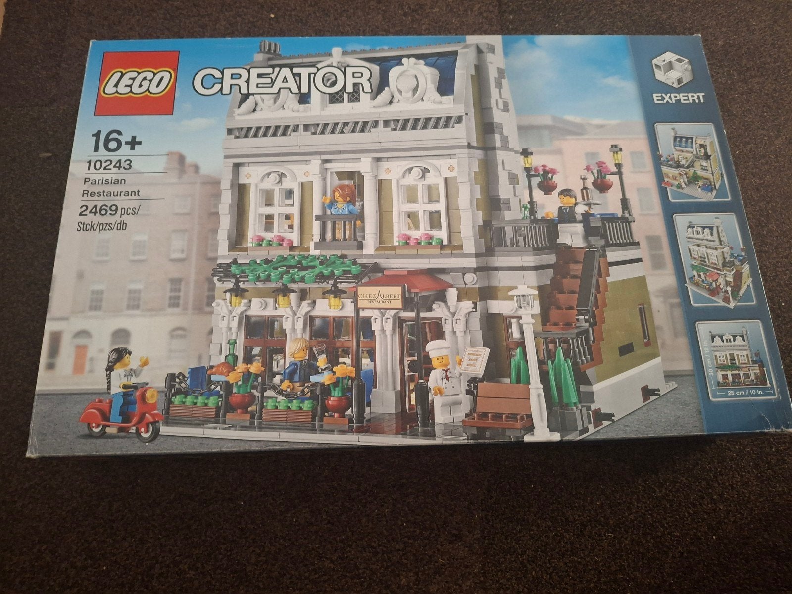 Lego creator expert Parisian restaurant 10243 compleet, Kinderen en Baby's, Speelgoed | Duplo en Lego, Ophalen, Lego, Zo goed als nieuw