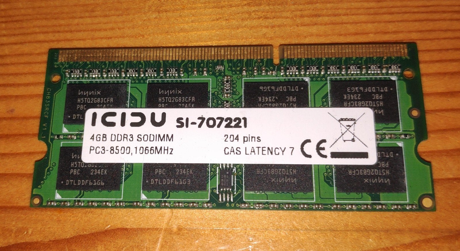 4GB DDR3 Laptop RAM, Computers en Software, Gebruikt, DDR3, Ophalen of Verzenden, Laptop