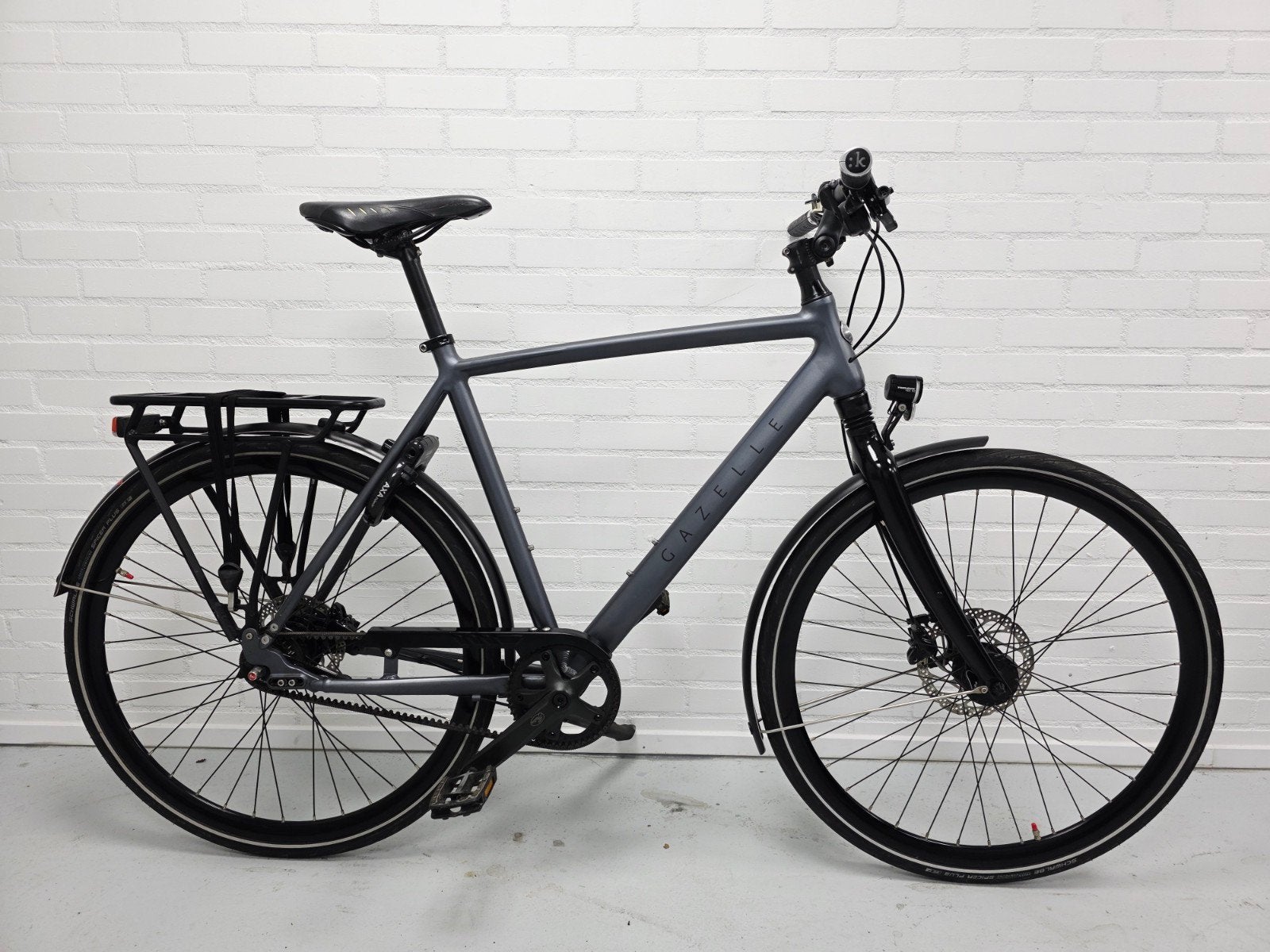 Gazelle Marco Polo Alfine 11 Gates CDX riem Disc rijklaar, Ophalen, Gebruikt, Velgrem, Versnellingen