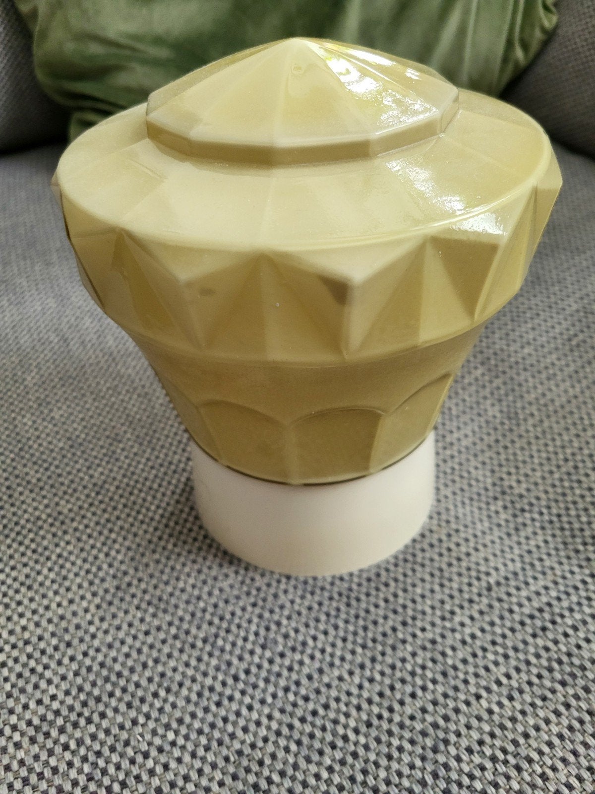 Plafondlamp/ plafonnière vintage Thabur, Ophalen of Verzenden, Zo goed als nieuw, Glas