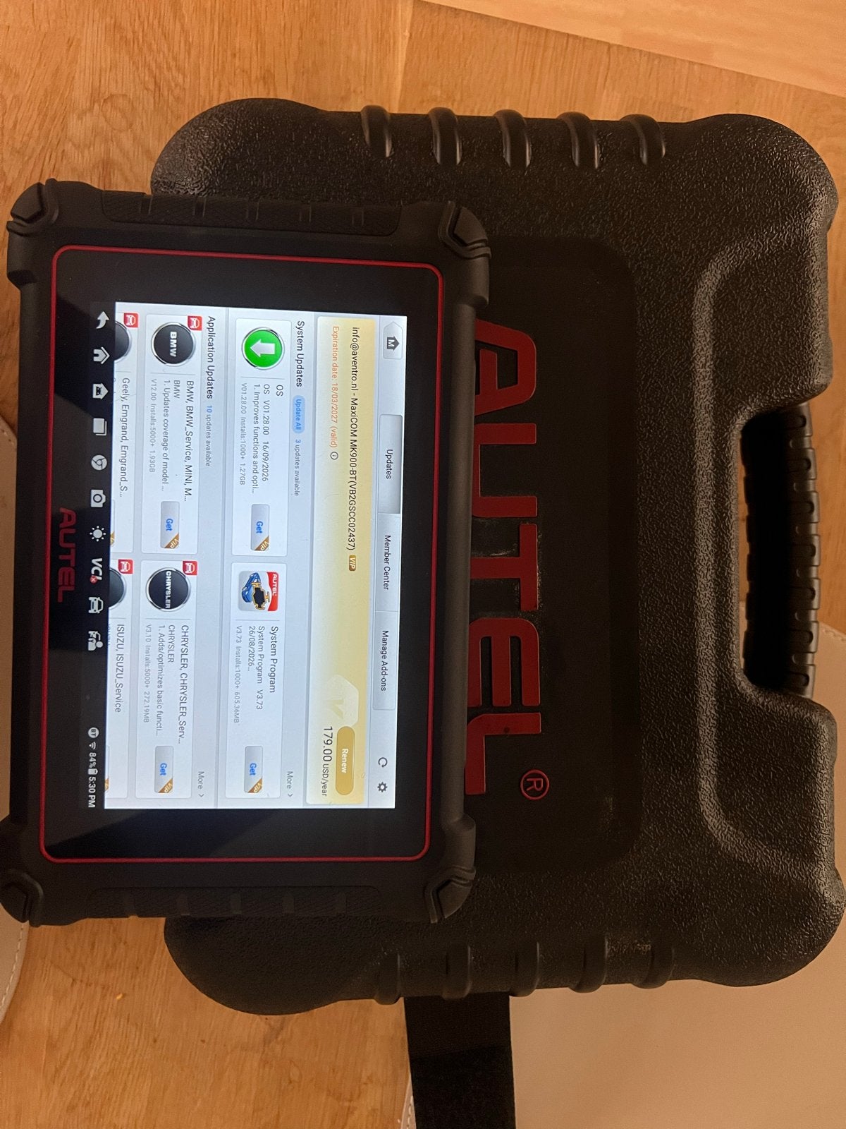 Autel MaxiCOM MK900-BT Diagnosetool voor voertuigen, Ophalen of Verzenden