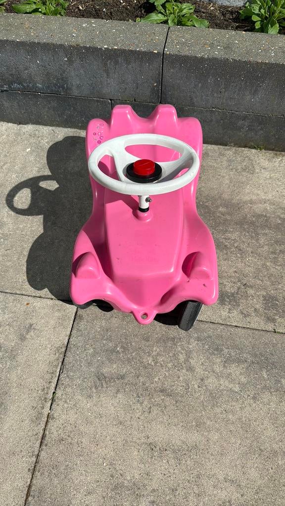 Roze loopauto, Ophalen, Zo goed als nieuw