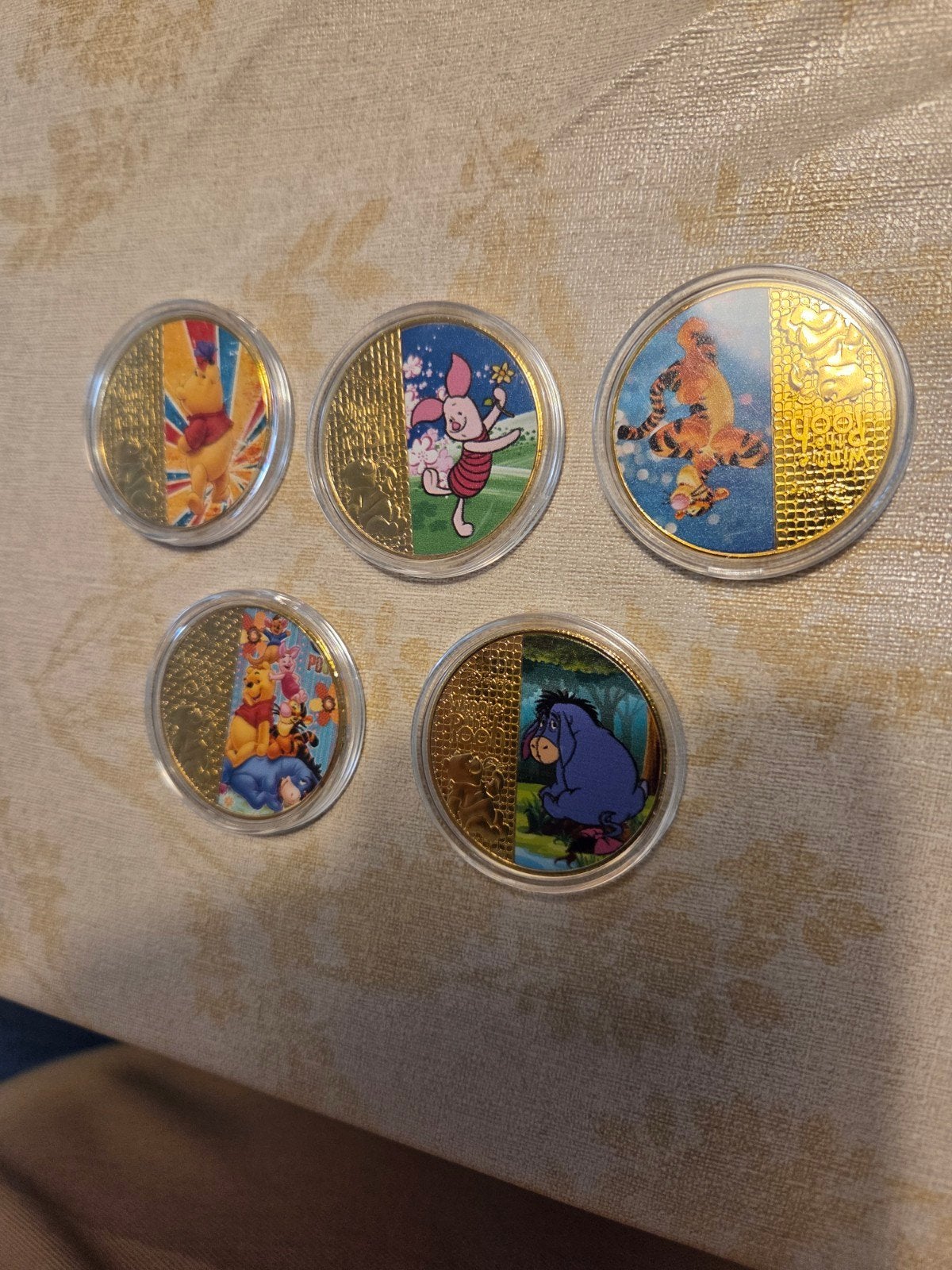 Winnie de Poeh herdenkingsmunten set - 5 stuks, Verzamelen, Disney, Ophalen of Verzenden, Nieuw, Overige typen