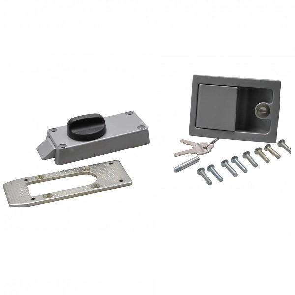 Deurslot / caravanslot compleet PREMIUM met greep, NB, Nieuw, Ophalen of Verzenden, NB