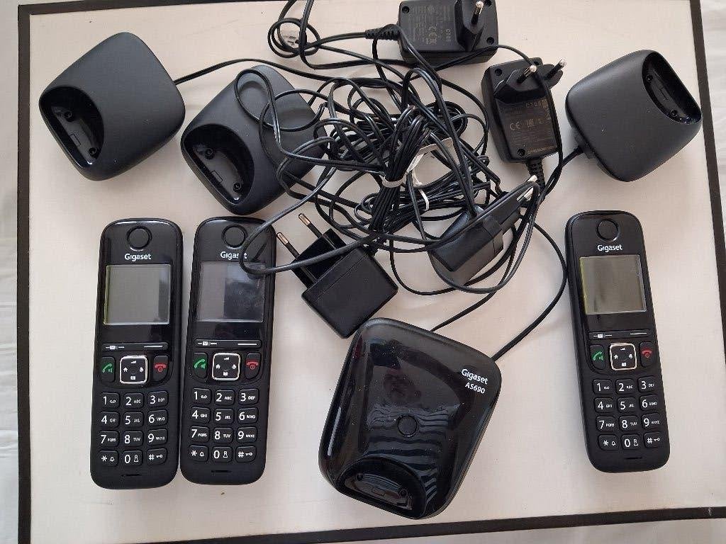 Gigaset AS690H, Ophalen of Verzenden, Zo goed als nieuw, 3 handsets