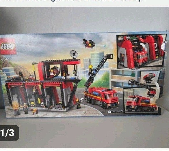 LEGO City Brandweerkazerne 60414-Zo goed als nieuw, Ophalen