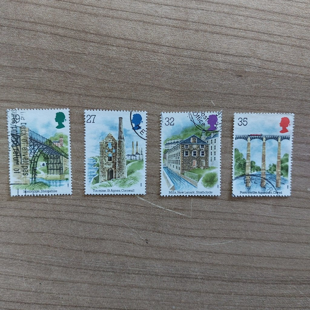 Engeland  1989   Mi 1206 - 1209, Ophalen of Verzenden, Gestempeld