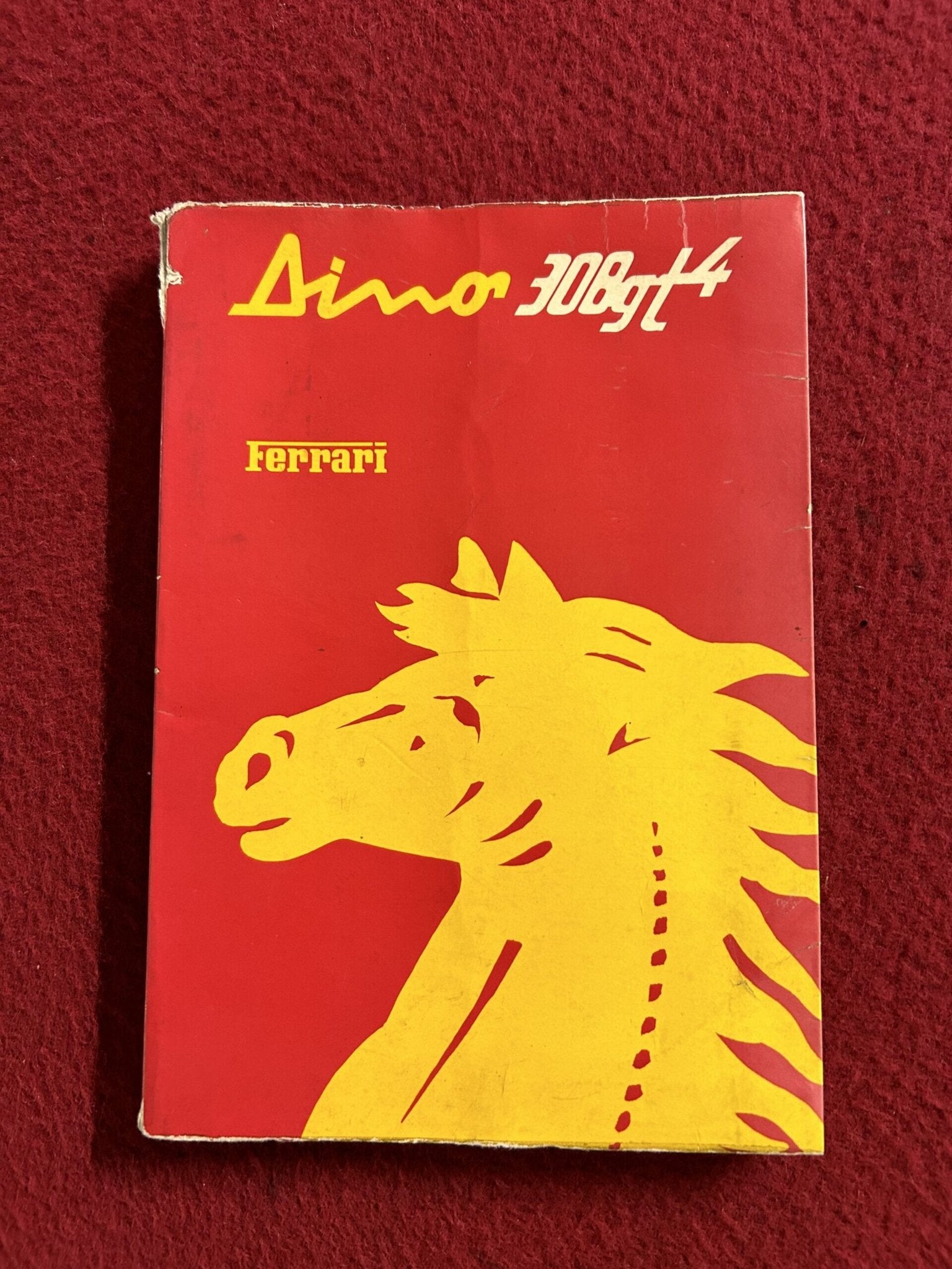 Ferrari 308 GT4 instructieboekje, Ophalen of Verzenden