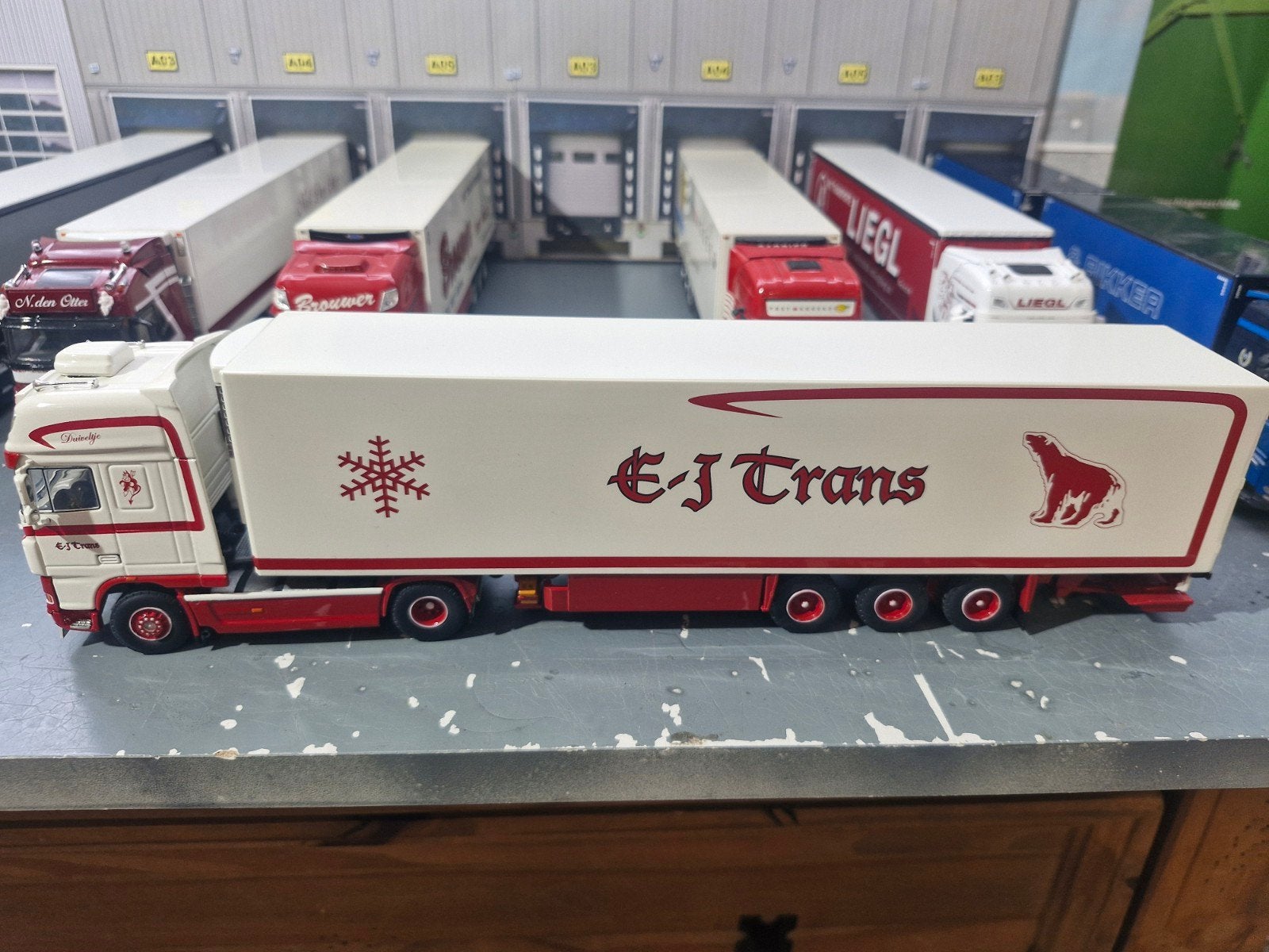 Daf XF met koeltrailer tekno E.J TRANS, Ophalen of Verzenden, Zo goed als nieuw, Bus of Vrachtwagen, Tekno
