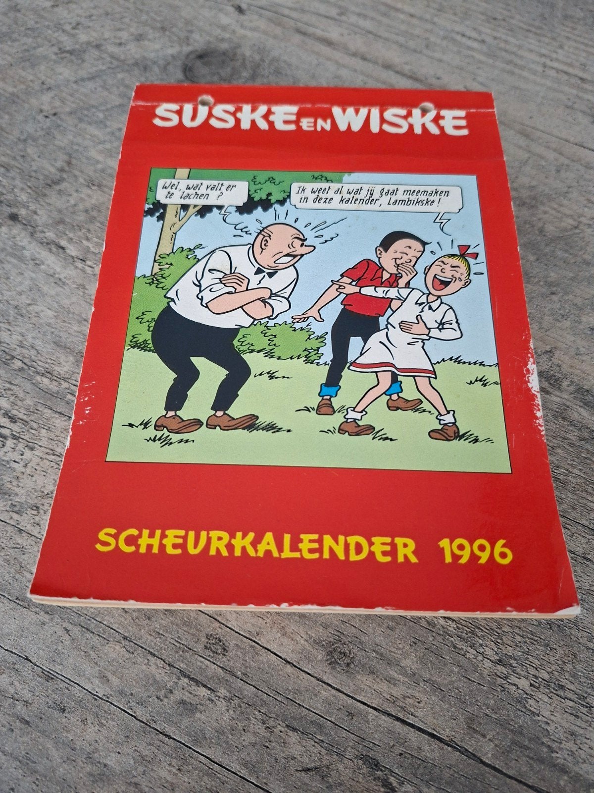 Suske en wiske scheurkalender 1996, Verzamelen, Ophalen, Suske en Wiske, Boek of Spel
