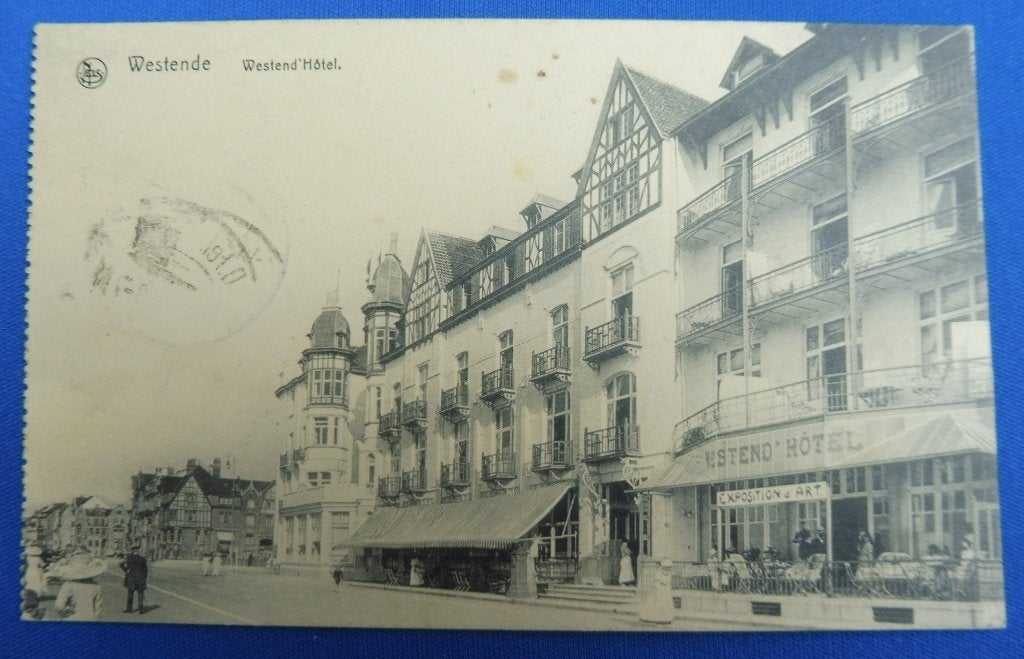 Duitse Feldpost WO1: Westende 1. Marine-Division (F), Ophalen of Verzenden, Marine, Duitsland, Overige typen