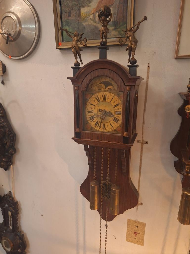 Wuba Warwick Staartklok - Klassieke Wandklok, Antiek en Kunst, Ophalen