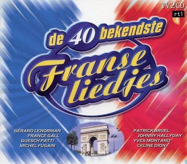 De 40 bekendste Franse Liedjes 2 Cd set, Ophalen of Verzenden, Zo goed als nieuw, Wereldmuziek