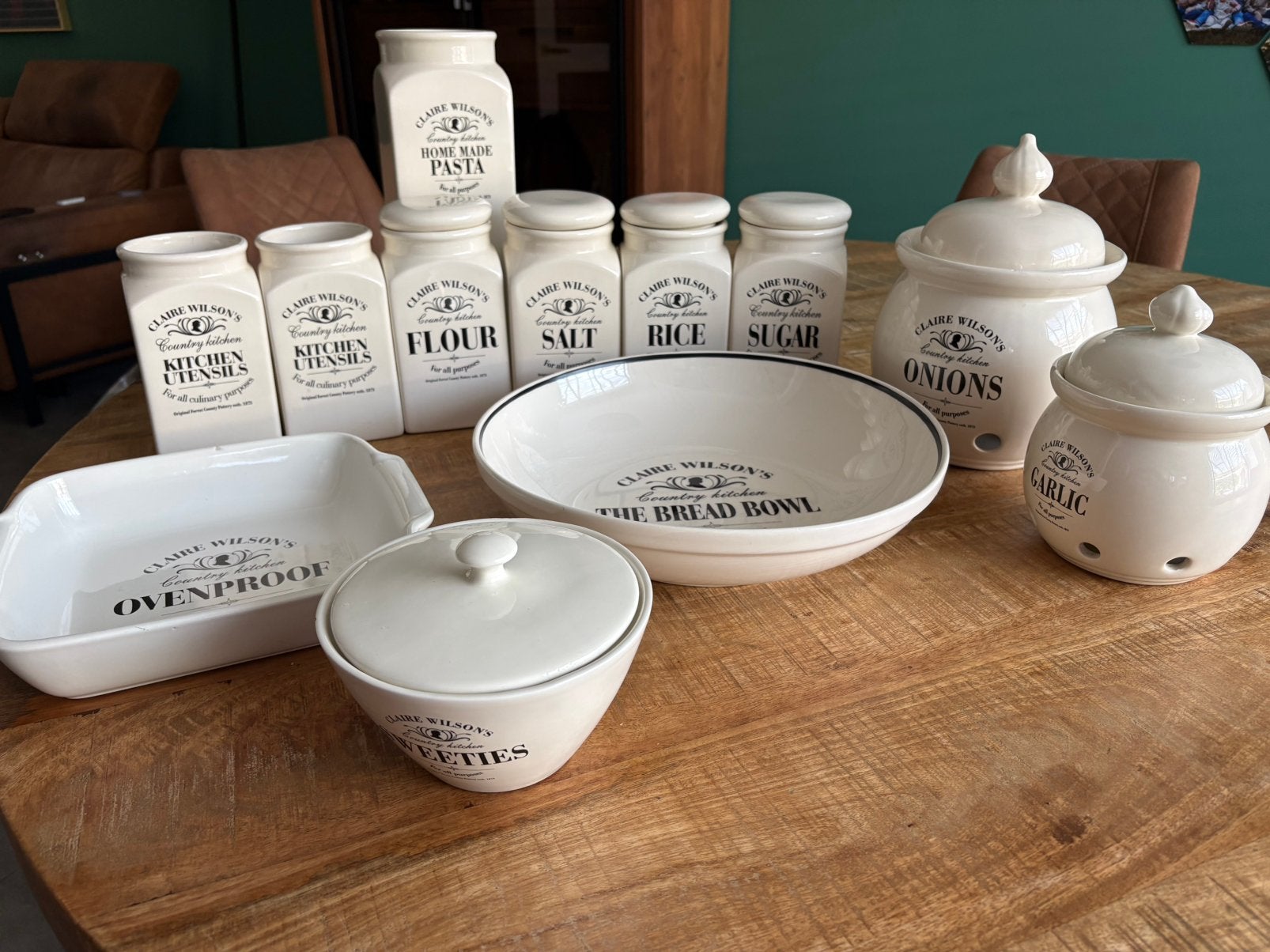 Claire Wilson's servies, Huis en Inrichting, Ophalen of Verzenden, Gebruikt, Vintage, Overige typen