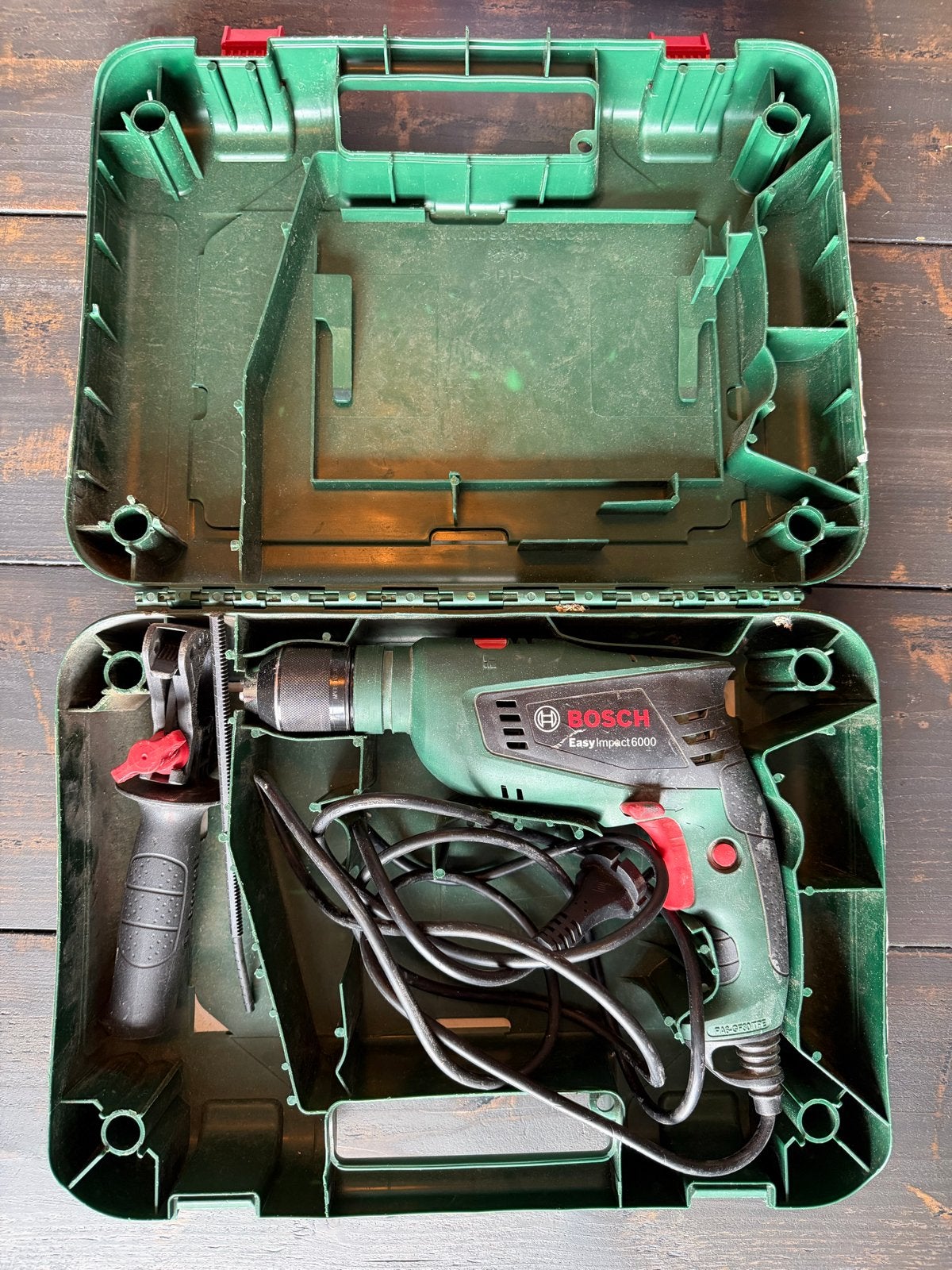 Bosch EasyImpact 6000 Klopboormachine met koffer, Klopboormechanisme, Ophalen, Boormachine, Gebruikt
