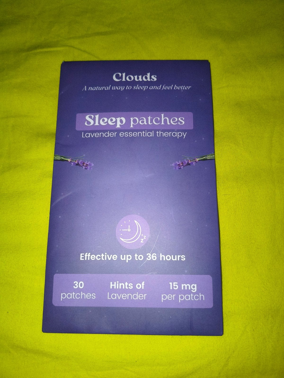 CBD Lavendel Slaappleisters - 30 stuks, 15mg per patch, Ophalen of Verzenden, Nieuw, Overige typen