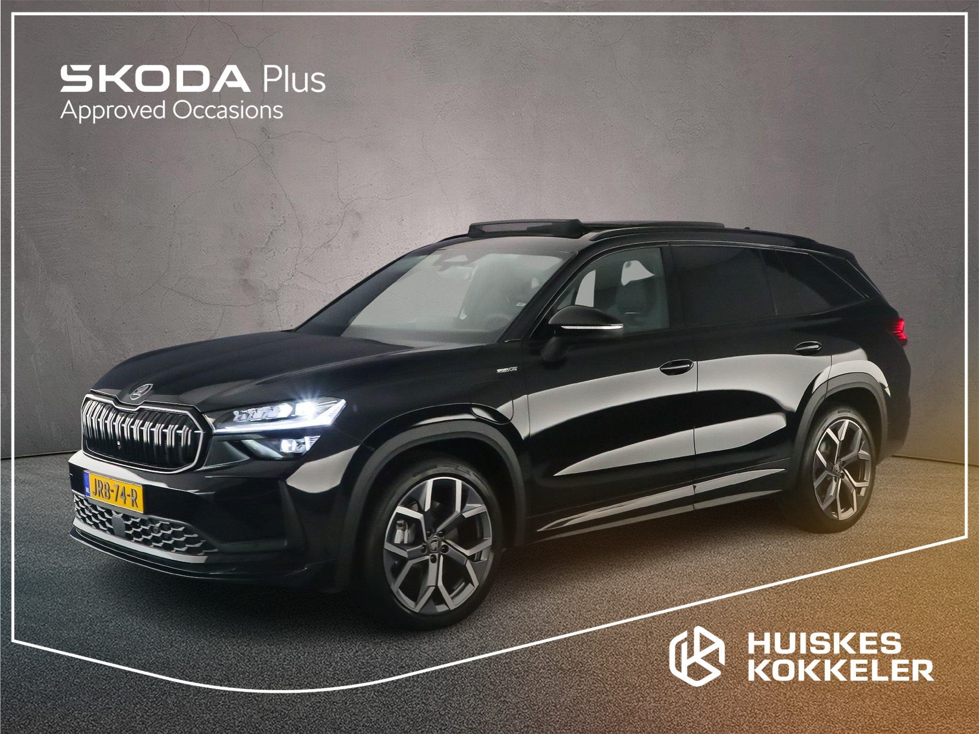 Skoda Kodiaq Sportline Business 1.5 TSI PHEV 204pk DSG Autom, Auto's, Skoda, Euro 6, 4 cilinders, Verblindingsvrij grootlicht