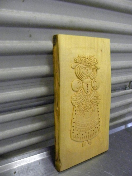 houten sierbord met dame, Ophalen of Verzenden, 'T Olde Gre-j, Info@toldegrej.nl, Endepoelstraat 20f Didam