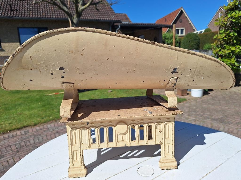Antieke Duitse babyweegschaal, Antiek en Kunst, Ophalen