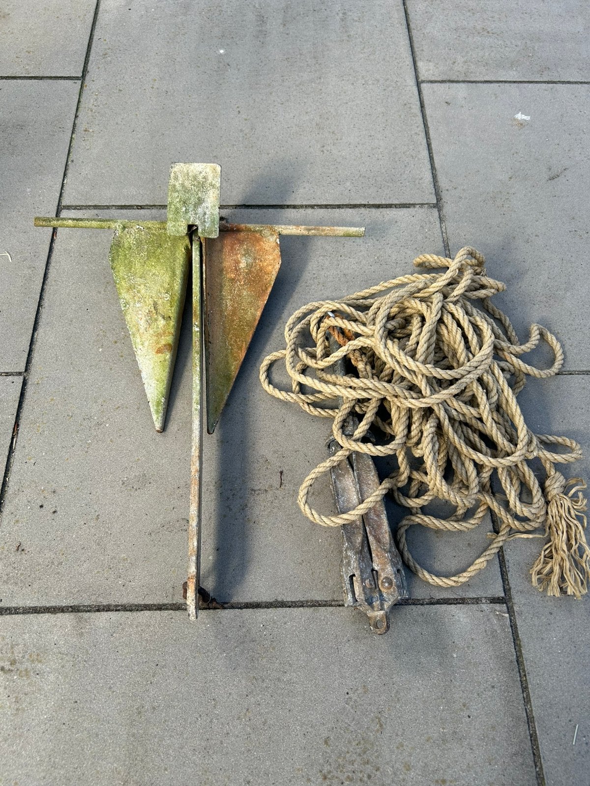 2 x anker, Ophalen, Zo goed als nieuw, Ankeren en Afmeren, Zeilboot of Motorboot
