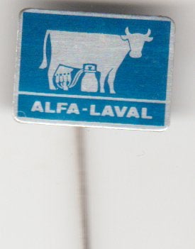Melkmachine speld Alfa Laval, Verzamelen, Speldjes, Pins en Buttons, Verzenden, Zo goed als nieuw, Transport