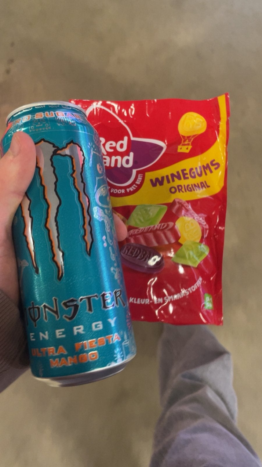 Blikje monster mango en red bend winegums, Ophalen of Verzenden