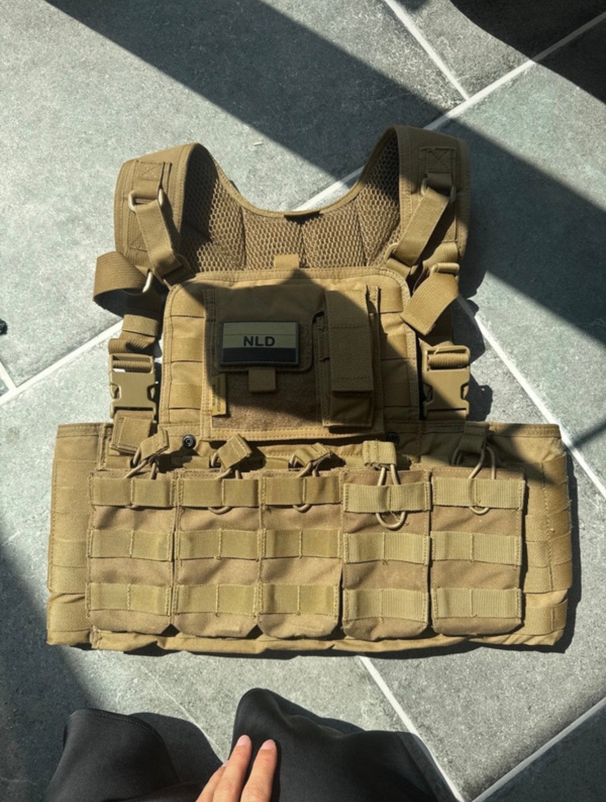 Warrior Assault DCS Chestrig Khaki/Coyote Bruin met Pouches, Ophalen, Overige soorten, Overige gebieden, Overige typen