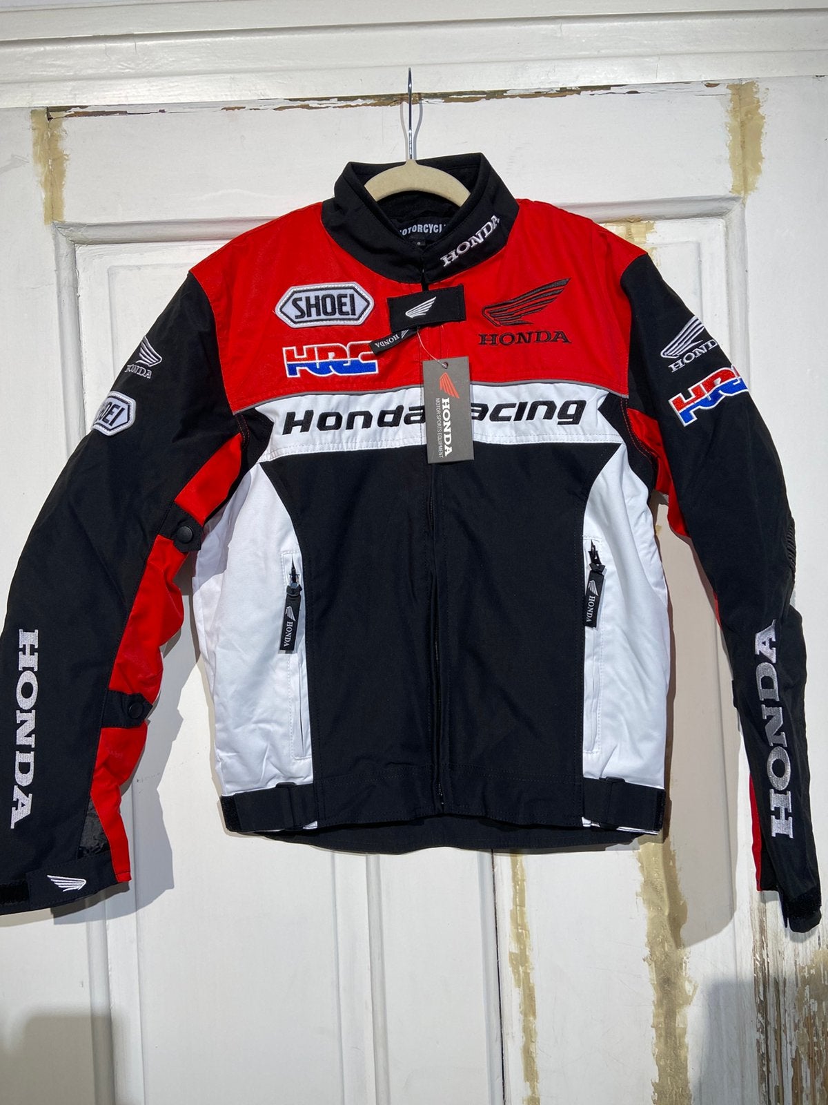 Honda-motorjas (maat S) Vintage Racing, Motoren, Ophalen of Verzenden, Nieuw zonder kaartje, Dames, Jas | textiel