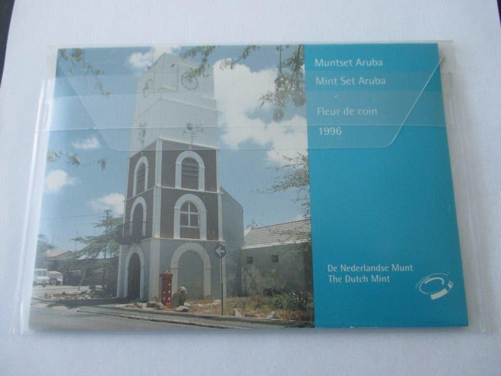 Aruba jaarset 1996 fdc, Postzegels en Munten, Munten | Nederland, Ophalen of Verzenden, Koningin Beatrix, Overige waardes, Setje