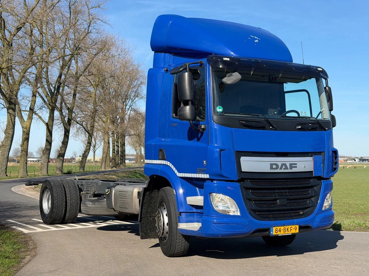 DAF CF 250 CF250.19 EURO6. Chassic cabine (bj 2017), Automaat, Achterwielaandrijving, Euro 6, 234 pk