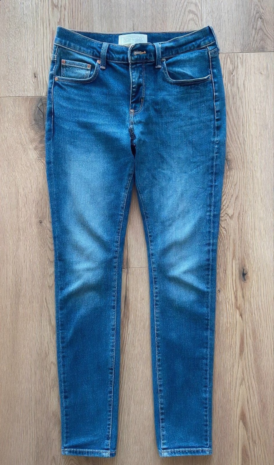Levi's 710 Super Skinny Jeans - Maat W30/L30, Blauw, Ophalen of Verzenden, Zo goed als nieuw, W30 - W32 (confectie 38/40)