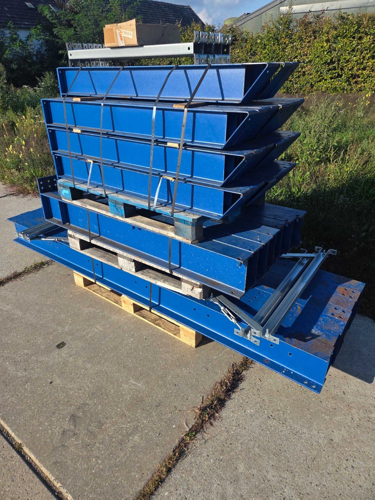 jungheinrich draagarmstelling enkelzijdig zwaar 6.0x3.0x1.5m, Ophalen, Gebruikt, 250 mm of meer