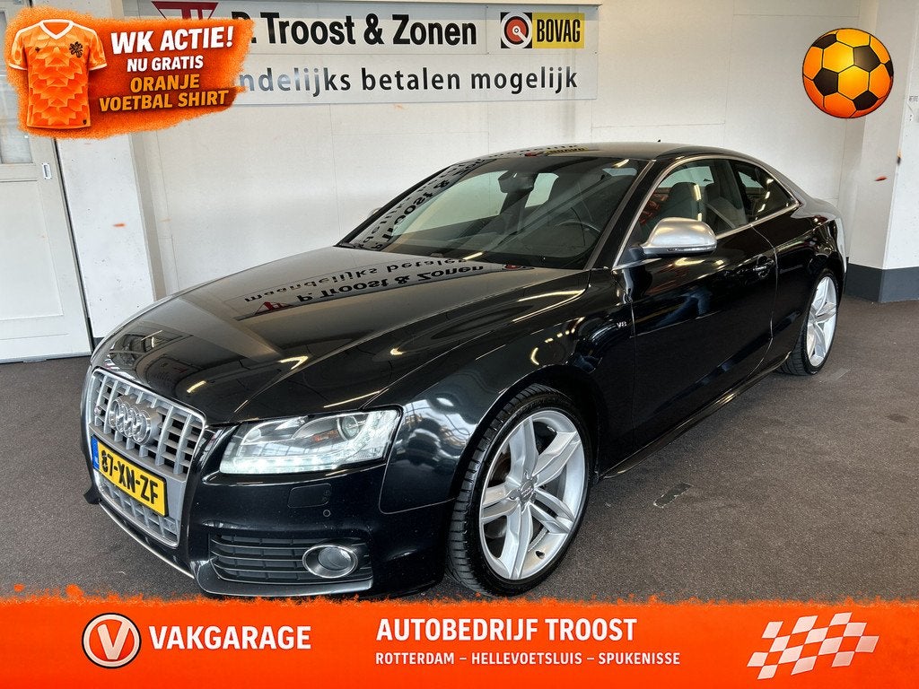 Audi S5 Coupé 4.2 FSI S5 quattro Pro Line Handgeschakeld |, Auto's, Audi, Gebruikt, 4 stoelen, Zwart, Bedrijf