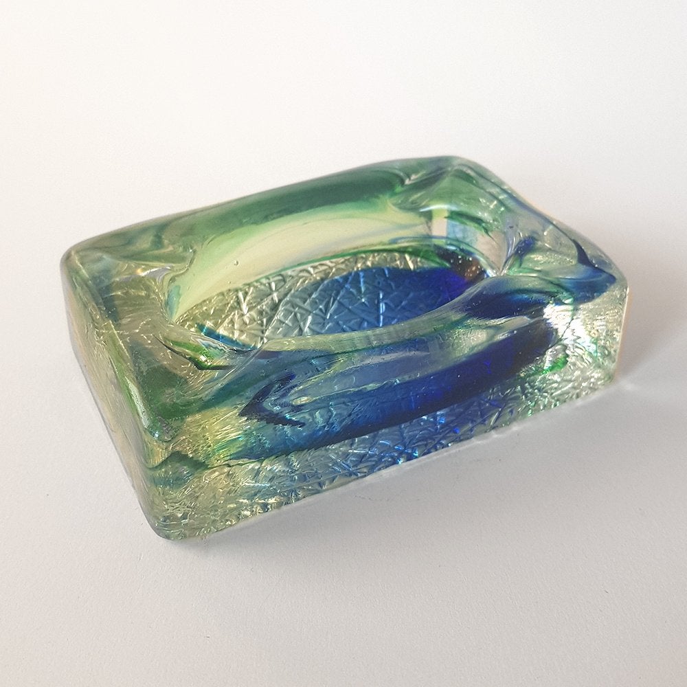 Vintage glas asbak, Antiek en Kunst, Antiek | Glas en Kristal, Ophalen of Verzenden