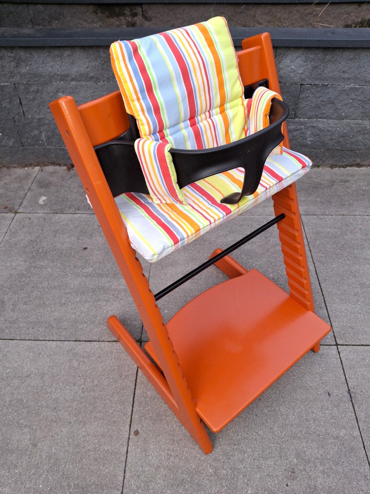 Stokke Tripp Trapp kinderstoel, met babyset en kussens, Ophalen, Meegroeistoel