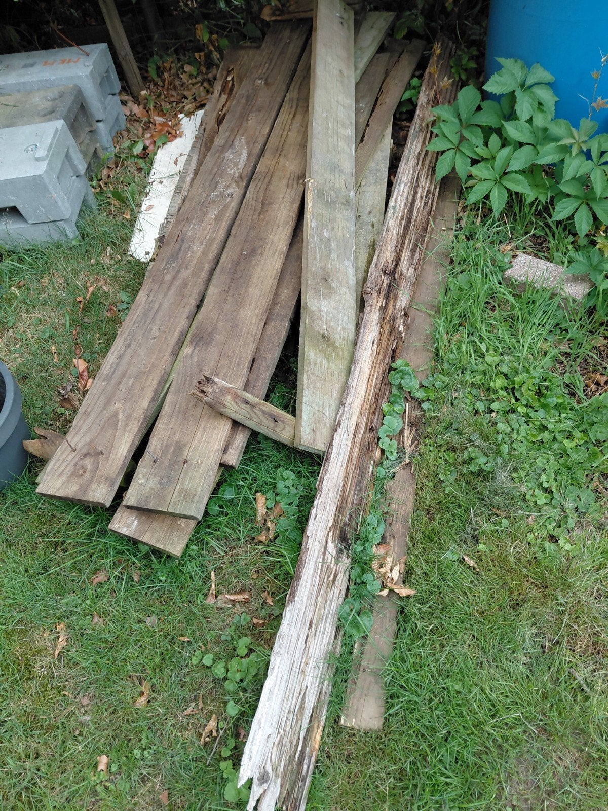 Diverse gebruikte houten planken en balken, Ophalen, Gebruikt, 200 tot 250 cm, 50 mm of meer