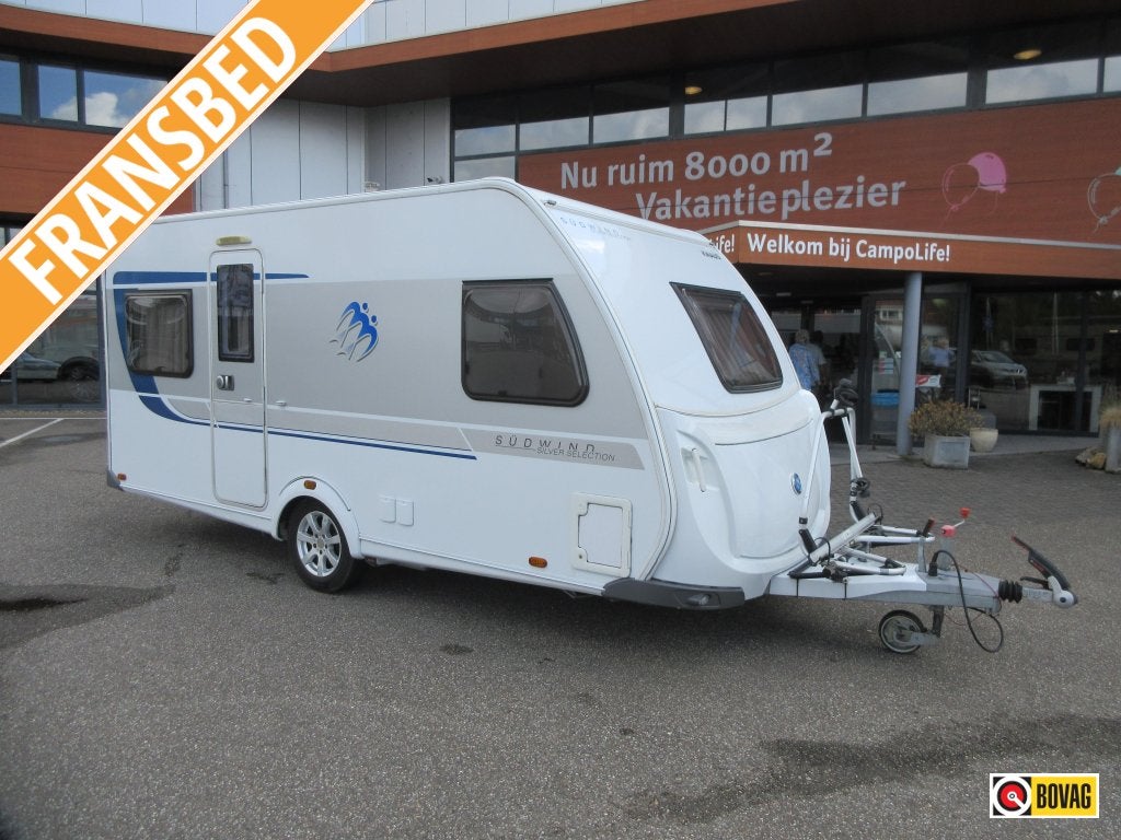 Knaus Sudwind Silver Selection 450 FU MET VOORTENT, Caravans en Kamperen, Overige typen, Knaus, Tot en met 4, 1000 - 1250 kg