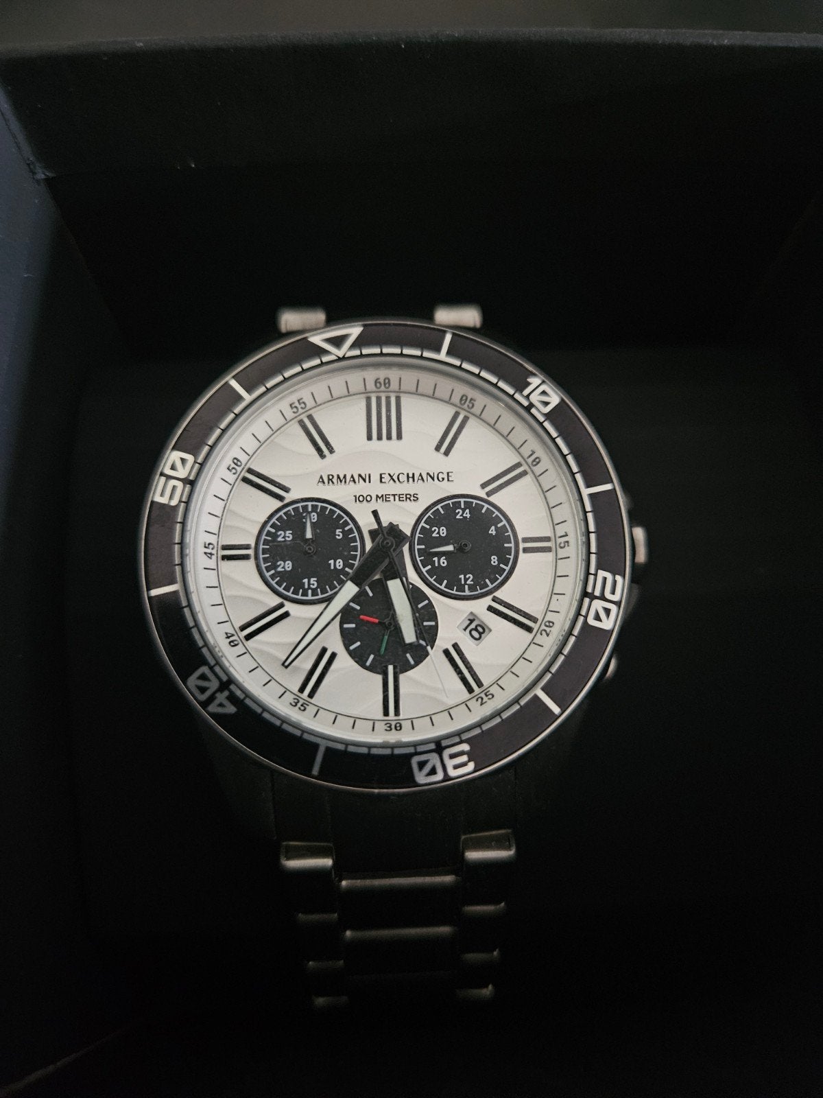Armani Exchange Herenhorloge - Zilverkleurig, Ophalen of Verzenden