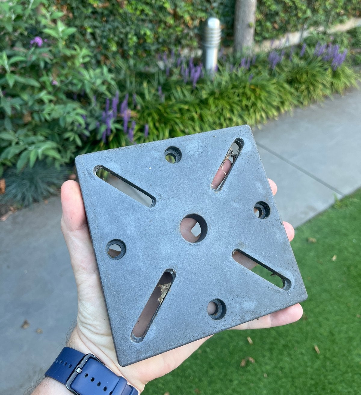 Adapter parasolvoet - stevig en universeel, Ophalen of Verzenden, Gebruikt, Parasolvoet