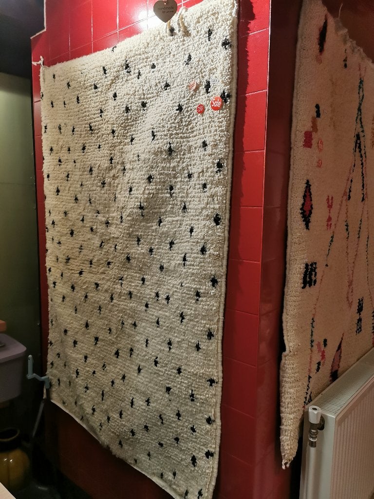 Marokkaans wollen Vloerkleed, Huis en Inrichting, Nieuw, Rechthoekig, Marokkaans /boho, 100 tot 150 cm