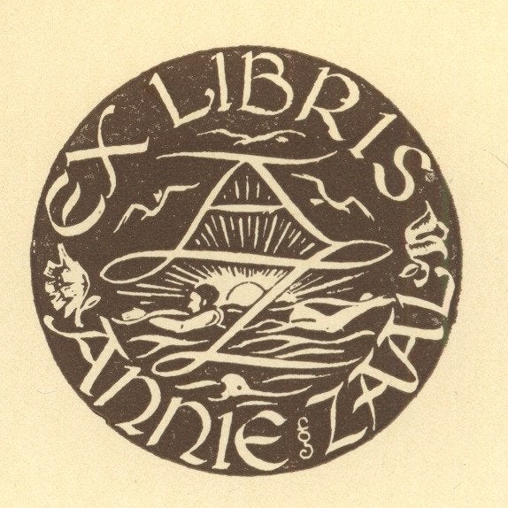 0577 Ex Libris Nederland : Harry Corvers, 1945, Verzenden, Ex libris