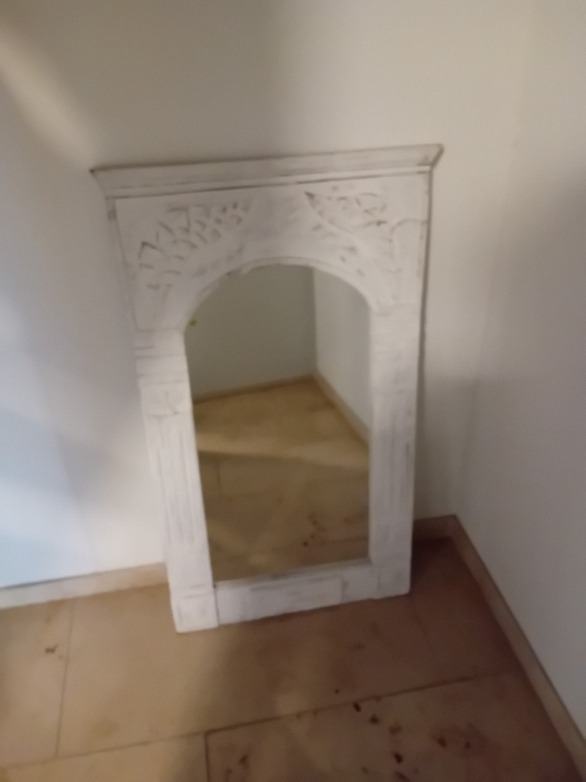 Spiegel wit 1.00 x 58 cm, Huis en Inrichting, Ophalen, Rechthoekig, 50 tot 75 cm, 100 tot 150 cm